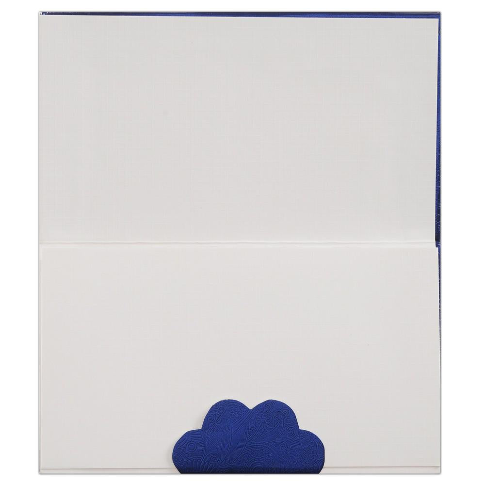 Invitation Card - Evergreen Blue Personal Wedding Card-KNK4005