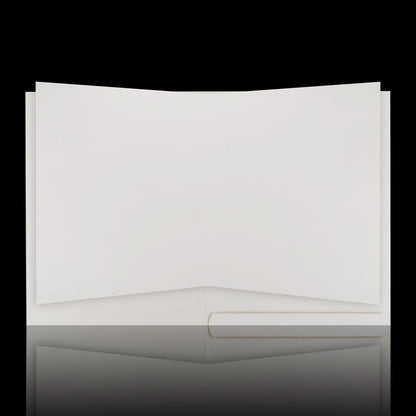 Pristine White Shading Flower Design With Ganesha Theme Wedding Card - KNK4255