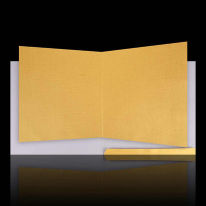 Charming Cream Shading With Gold Foiling Wedding Card