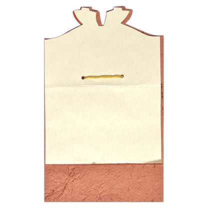 Maroon Personal Knot Design Handmade Invitation-KNK4405
