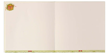 White Ganesha Hindu Wedding Card