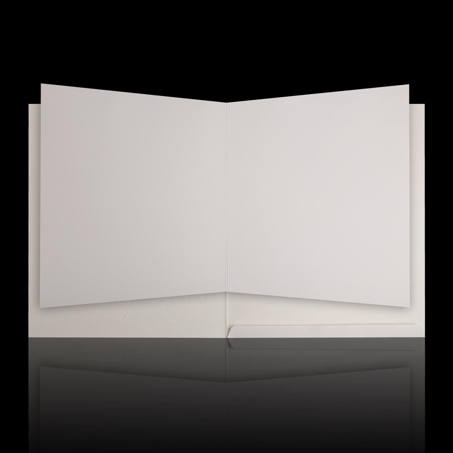 Beautiful Ganesha With Blue Shading Wedding Card - KNK4583