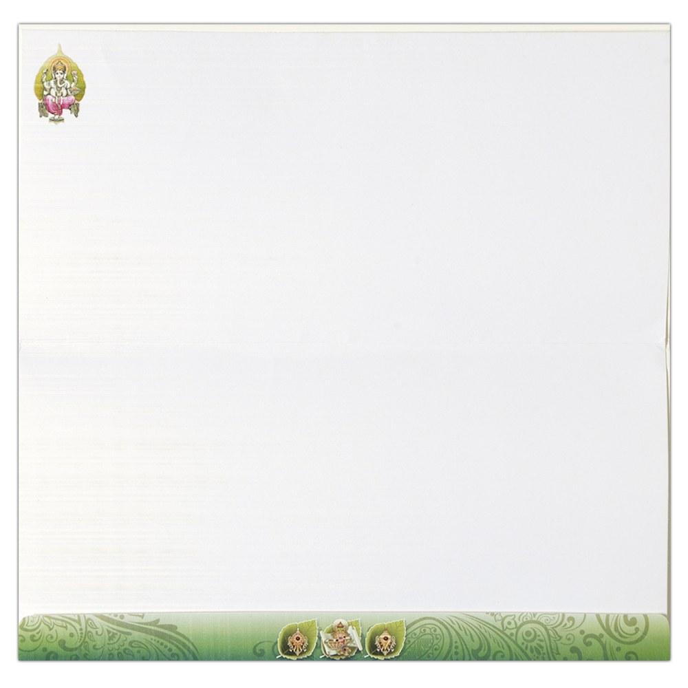 Invitation Card Radha Krishna Metallic Wedding Card