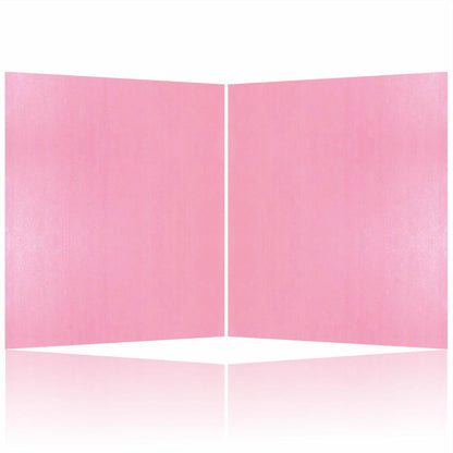 Pink Metallic Invitation Card With Floral Design-KNK4824