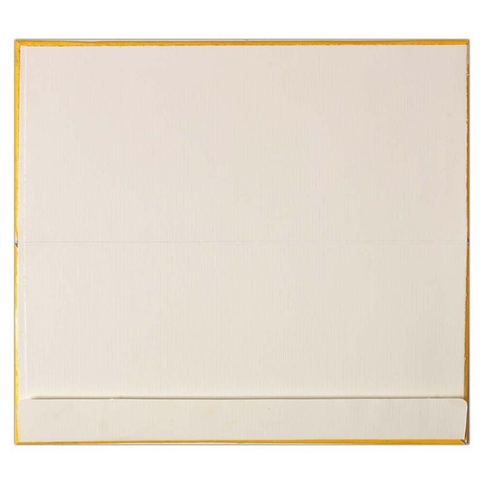 Padded Gold Ganesha Invitation Card-King of Cards