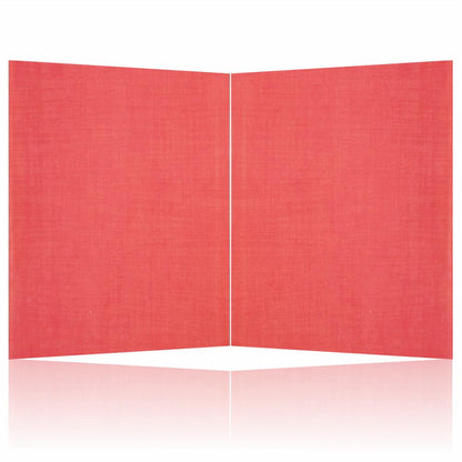 Red Jumbo Metallic Die Cut Card-KNK50193