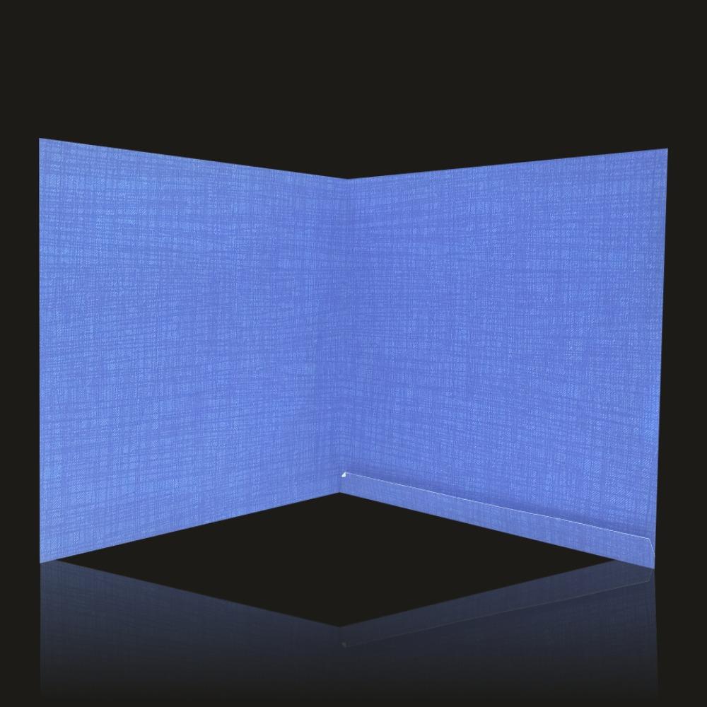 Blue Laser cut Invitation Card-KNK833BI