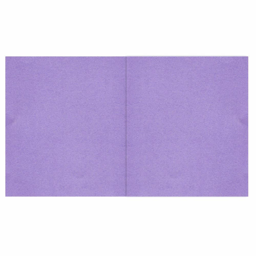 Sentimental theme with laser cut violet color wedding card Invitation Card - KRM06240