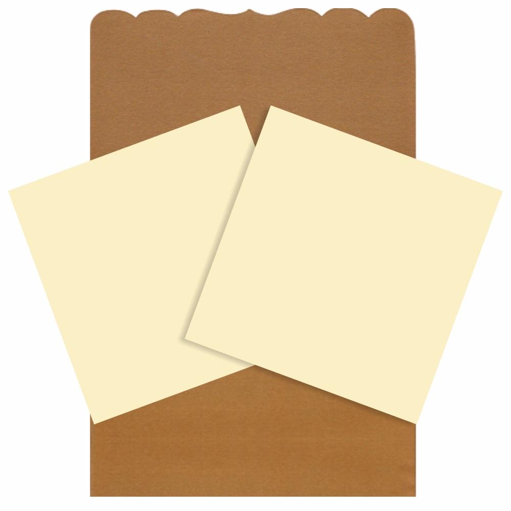 Gold Die Cut Invitation Card