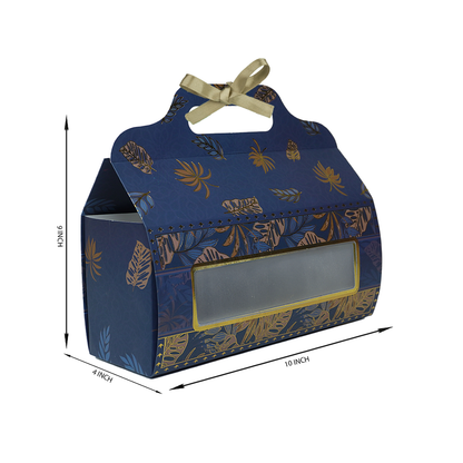 Elegant Navy Palm Return Gift Hamper-GNBT9506