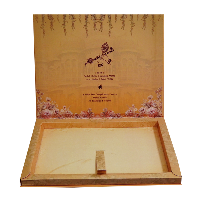 Orange Wedding Box-King of Cards