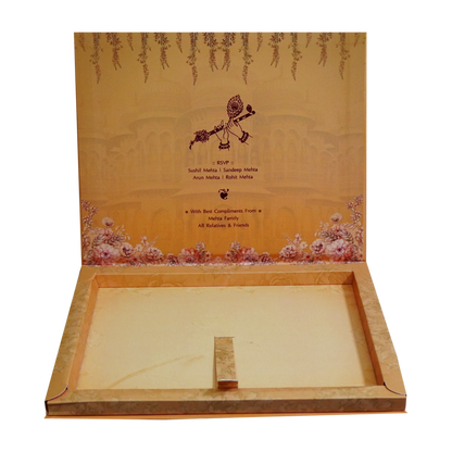 Orange Wedding Box-King of Cards
