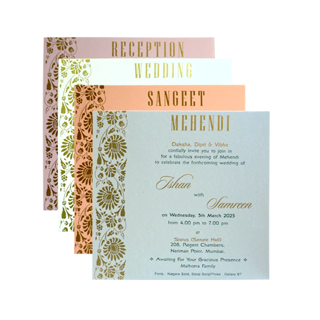 Mint Green Wedding Invitation-KRC30131