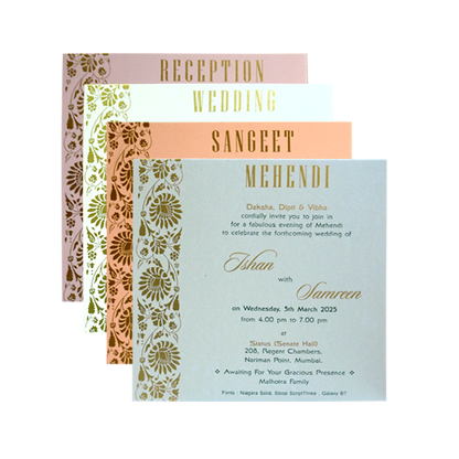 Mint Green Wedding Invitation-KRC30131