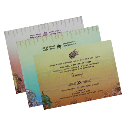 Orange Wedding Box-KRC30260