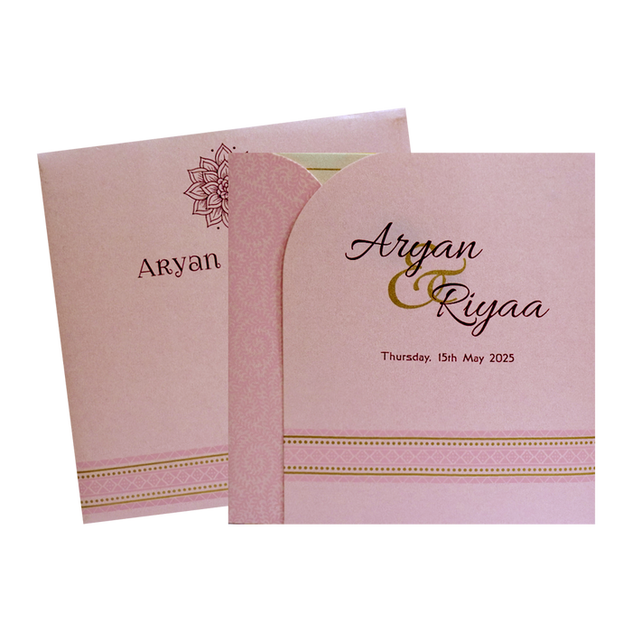 Pink Door Opening Invitation Card-King of Cards