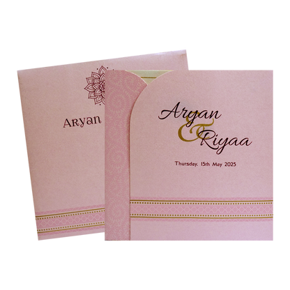 Pink Door Opening Invitation Card-King of Cards