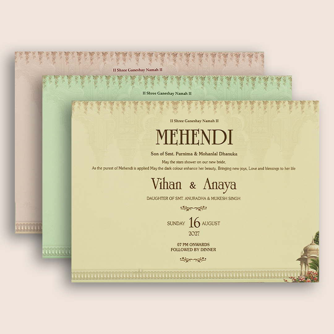 Grey Elephant Padded Bag Style Wedding Card - KSH27040