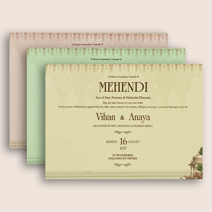 Grey Elephant Padded Bag Style Wedding Card - KSH27040