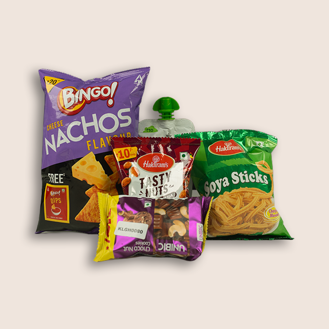 Beige Jute Munchies Elegant Gift Bag - KLGH0080