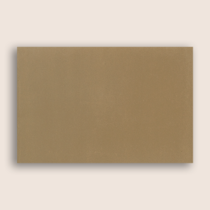 Brown Velvet Floral Door Style Padded Invitation Card - KJTS1851
