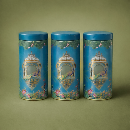 Blue Arch Peacock Palace Return Gift Hamper-GNBT9507