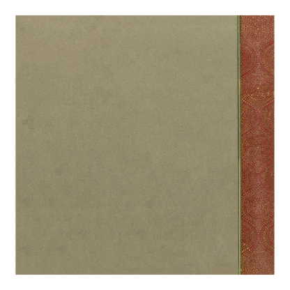 Brown Floral God Wedding Card-KNK30361