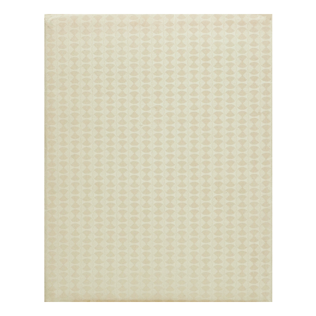 Cream Floral Padded Wedding Card- KNRB5505