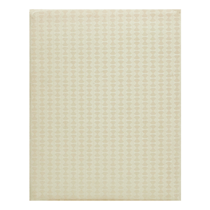 Cream Floral Padded Wedding Card- KNRB5505