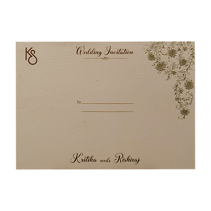 Dusty Pink Gold Ornate Wedding Card-KSI64760