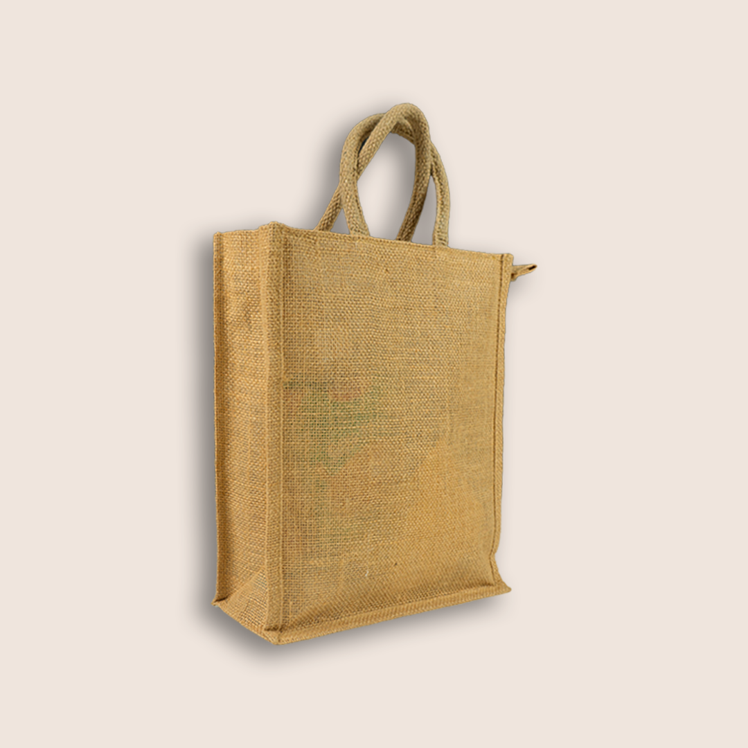 Beige Jute Treats &amp; Delights Gift Bag - KLGH0070