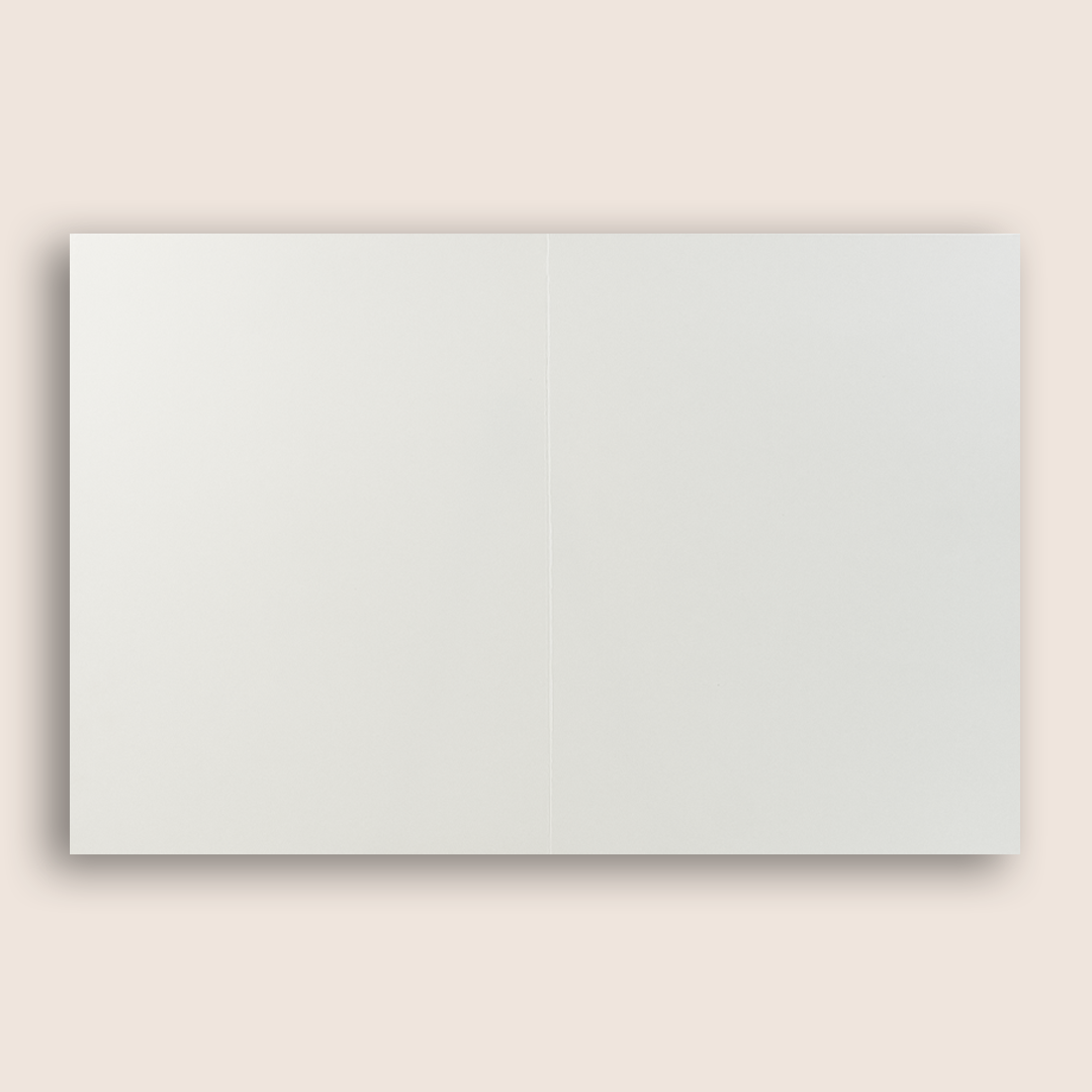 White Embossed Floral Invitation Card-KNK4106W