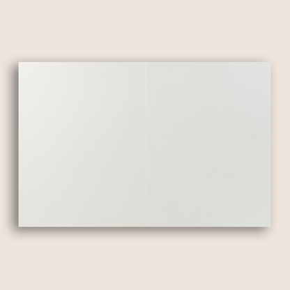 White Embossed Floral Invitation Card-KNK4106W