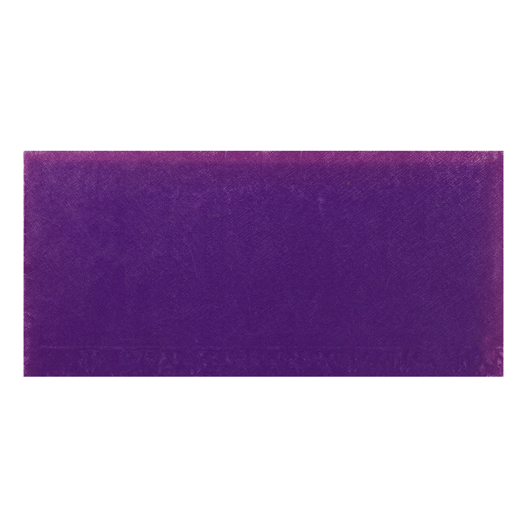 Purple Embossed Gold Border Wedding Card-KNK1274