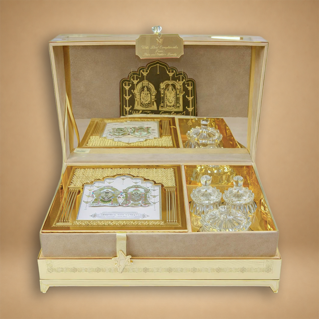 Gold Premium Luxury Invitataion Box-KNLW20243