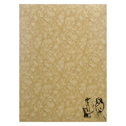 Gold Door Style Floral Wedding Card-KNM2902BR