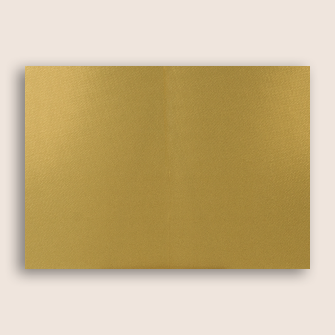 Gold Floral Invitation Card-KNKTG030