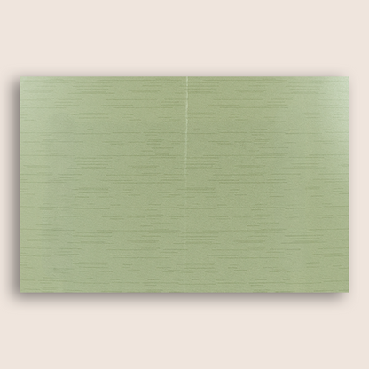 Green Royal Baraat Door Style Wedding Invitation Card - KNKR5037N