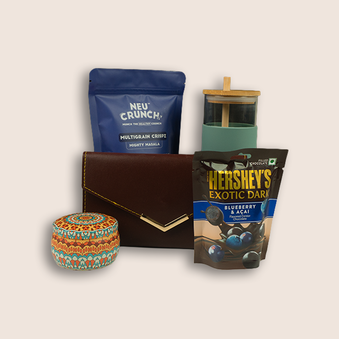 Cream Wooden Charm Premium Gift Hamper- KLGH0090