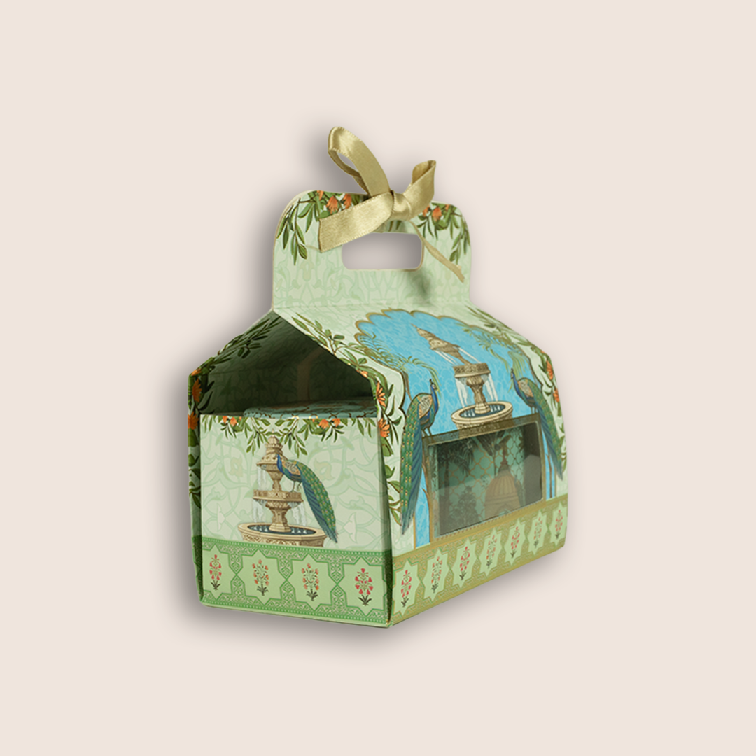 Peacock Fountain Return Gift Hamper-GNBT9502