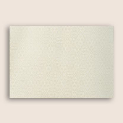 White Gold Floral Wedding Invitation Card-KNCWP456