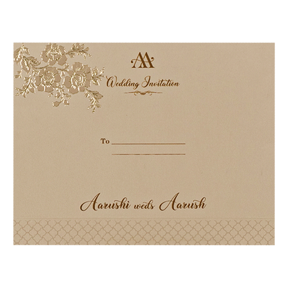 Pink Textured Floral Wedding Card-KSI64730