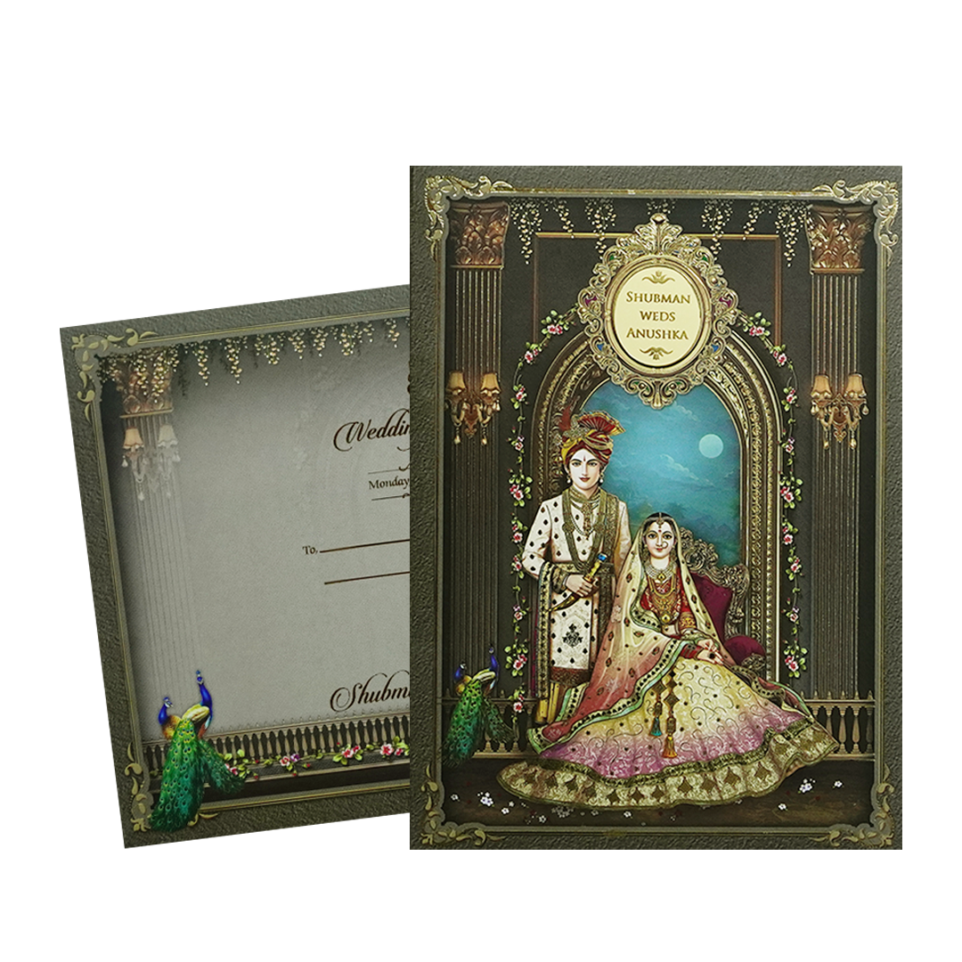 royal-white-embossed-door-style-wedding-invitation-card-KRB09530