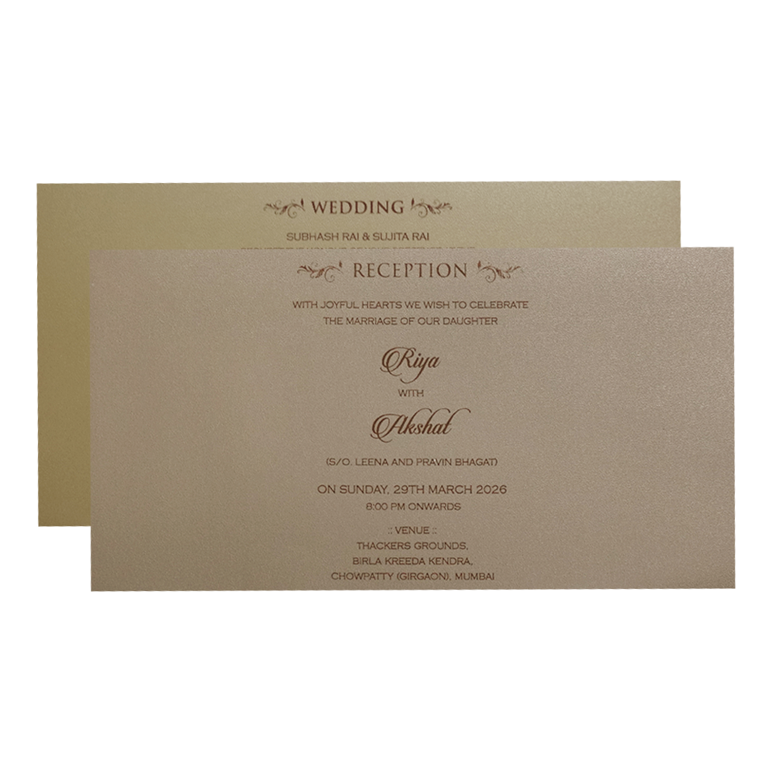 Royal Blue Velvet Padded Wedding Card -  KMMWD1148