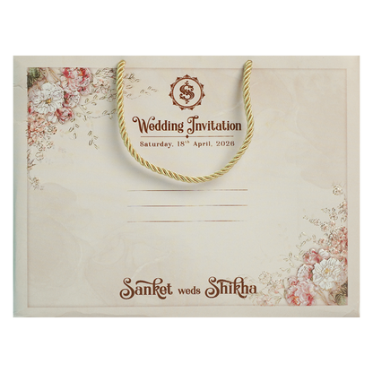 Lavender Floral Wedding Invitation Box-KSI63980