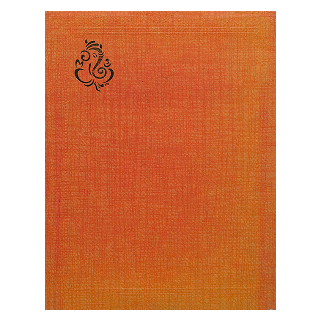 Orange Metallic Wedding InvitatioN-KNK50013