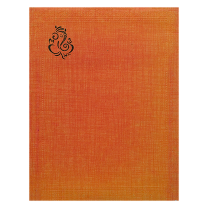 Orange Metallic Wedding InvitatioN-KNK50013