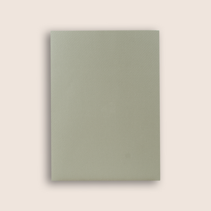 Grey Floral Door-Style Invitation Card - KNKTGY029