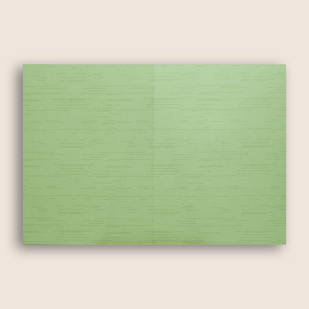 Pastel Green Floral Ganesha Wedding Card - KNRM7082N