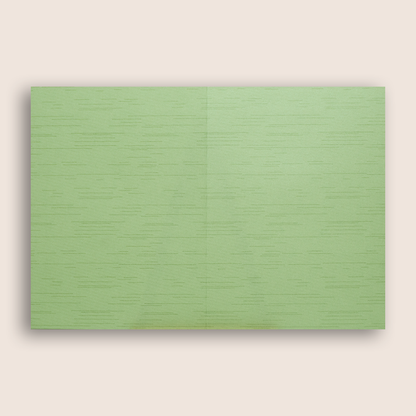 Pastel Green Floral Ganesha Wedding Card - KNRM7082N
